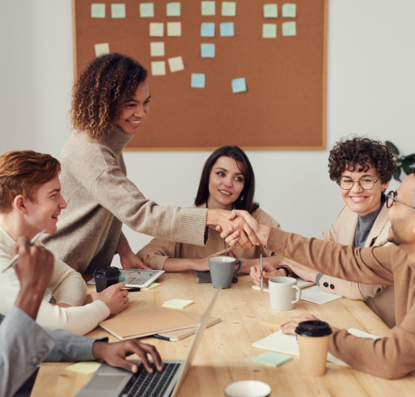 Stock photo of workforce collaboration